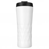 S-link SL-TM1972B Mat Beyaz 500 ML Iç 304 Dış 201 Paslanmaz Çelik Termos Kupa - 1