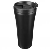 S-link SL-TM1971A Mat Siyah 500ML İç 304 Dış 201 Paslanmaz Çelik Termos Kupa - 1