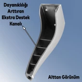 Harvey Lüks Mobilya Kanepe Tv Ünitesi Koltuk Ayağı 18 Cm Krom Konsol Ayakları thumbnail 4