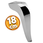 Harvey Lüks Mobilya Kanepe Tv Ünitesi Koltuk Ayağı 18 Cm Krom Konsol Ayakları thumbnail 1