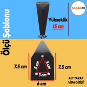 Harvey Lüks Mobilya Kanepe Sehpa Tv Ünitesi Koltuk Ayağı 15 Cm Siyah Baza Ayakları thumbnail 2