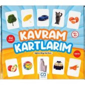 Ca Games Kavram Kartlarım Eğitici ve Öğretici Oyun Kartları 18+ Ay Üzeri - 1