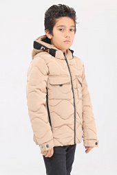 Benittokids Erkek Çocuk Mont Bej 51230B - 5