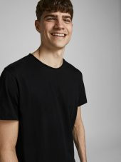 JACK JONES Yuvarlak Yaka Oval Kesim Tişört 12182498 thumbnail 5