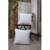 Tabu Home Stripe Tekli Mor Kırlent kılıfı 43x43 - 1