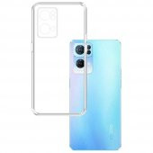 Oppo Reno 7 Lite Kılıf Lüx Şeffaf Silikon 7O7D404G21362 - 1