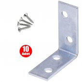 Aletçantam Mobilya Dolap Köşe L Gönye 15x35x35 Bağlantı - 10 Adet - 1