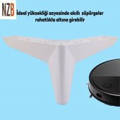 Lüks Mobilya Kanepe Sehpa Puf Koltuk Ayağı 12 cm Beyaz Baza Ayak thumbnail 3