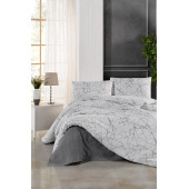 Tabu Home La Marble Mermer Desenli Tek Kişilik Nevresim Takımı - 1