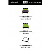 Tabu Home Classy Kareli Tek Kişilik Nevresim Takımı - 2