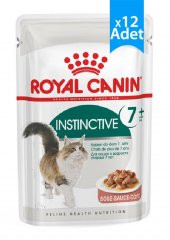Royal Canin İnstinctive +7 Gravy Pouch Yaş Kedi Maması 85 Gr x 12 adet - 1
