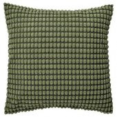 Kırlent Kılıfı Haki Yeşili Renk MeridyenDukkan 65x65 Cm Puantiye Temalı Ev Tekstili - 1