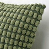 Kırlent Kılıfı Haki Yeşili Renk MeridyenDukkan 65x65 Cm Puantiye Temalı Ev Tekstili - 2