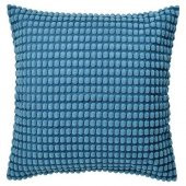 Kırlent Kılıfı Mavi Renk MeridyenDukkan 65x65 Cm Puantiye Temalı Ev Tekstili - 1