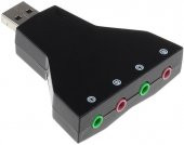 7 Kanal Mikrofon Destekli Çift Girişli Çevirici Harici Usb Ses Kartı - 1
