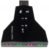 7 Kanal Mikrofon Destekli Çift Girişli Çevirici Harici Usb Ses Kartı - 3