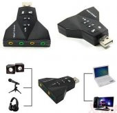 7 Kanal Mikrofon Destekli Çift Girişli Çevirici Harici Usb Ses Kartı - 4