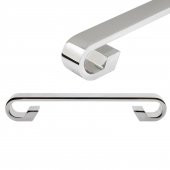 Nobel Barida Kulp (Mobilya Dolap Kapak Çekmece Kulpu Krom Metal 128 mm thumbnail 1