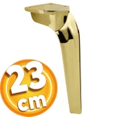 Repla Lüks Mobilya Kanepe Tv Ünitesi Koltuk Ayağı 23 Cm Gold Altın Konsol Ayakları - 1