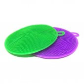 3B Trend Silikon Mutfak Bulaşık Yıkama Fırçası Tükenmeyen (2 Adet) - 1