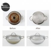 3B Trend Çok Amaçlı Siyah Sihirli Temizlik Süngeri 10 x 7 x 2,5 cm - 4