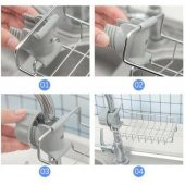 3B Trend Mutfak ve Banyo Organizer Demir Raf Tek Kat - 5