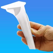 Repla Lüks Mobilya Kanepe Sehpa Tv Ünitesi Koltuk Ayağı 16 Cm Beyaz Baza Ayakları - 6