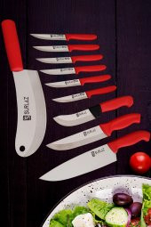 SürLaz Çeyizlik Bıçak Seti 10 Parça Red Serisi thumbnail 1