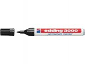 EDDING PERMANENT MARKOR SIYAH 10 LU (E3000) - 2
