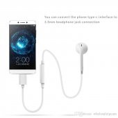 Type-C To Dişi Aux Ses Kulaklık Kablosu Çevirici Stereo Sound - 2