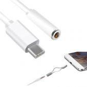 Type-C To Dişi Aux Ses Kulaklık Kablosu Çevirici Stereo Sound - 8