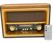 Everton RT-827 Bluetooth-USB-SD-FM Şarjlı Nostaljik Radyo (Solar Güneş Panelli) - 1