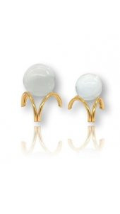 Crearthome 2 li Üçgen Kristal Dekoratif Obje Gold C-00426-A-SZR - 2