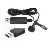USB Jak Girişli Bilgisayar Laptop Mac Youtuber Yaka Mikrofonu - 4