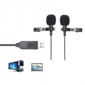 USB Jak Girişli Bilgisayar Laptop Mac Youtuber Yaka Mikrofonu - 8