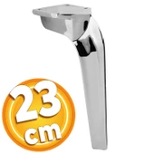 Repla Lüks Mobilya Kanepe Tv Ünitesi Koltuk Ayağı 23 Cm Parlak Krom Konsol Ayakları - 1