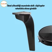 Repla Lüks Mobilya Kanepe Sehpa Tv Ünitesi Koltuk Ayağı 16 Cm Siyah Baza Ayakları thumbnail 2