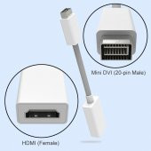 Mini DVI To Dişi HDMI Çevirici Dönüştürücü Kablo Adaptörü - 4