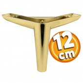 Lüks Mobilya Kanepe Sehpa TV Ünitesi Koltuk Ayağı 12 cm Gold Altın Baza Ayak - 1
