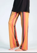 Tesettür Mayo- Tek Pantalon - Taba Çizgili - 4