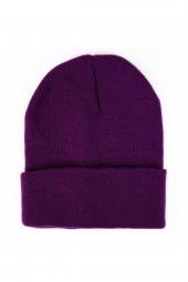 Erkek Bayan Katlamalı Bere Şapka Kışlık Unisex - 1