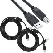 USB Girişli Yazıcı Printer 5 mt Ara Bağlantı Kablosu - 6