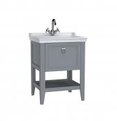 Vitra Valarte 65 cm Gri Banyo Dolabı Alt Modül ve Lavabo 62178 thumbnail 1