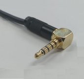 3.5 mm 90 Derece TRRS Stereo to XLR Dişi Kaliteli Kablo 2 Metre - 2