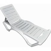 Mevsim Kolsuz Şezlong Beyaz 2Adet - 1
