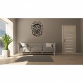 3M  - METAL ASLAN KAFASI /DUVAR DEKORU /DUVAR OBJESİ /  98 X 120 - 2