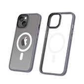 Vendas iPhone 14 Uyumlu ( iPhone 14 ) Hibrit Serisi Wireless Şarj Özellikli Magic Magsafe Kılıf - 8