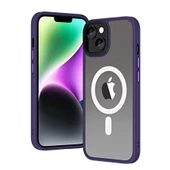 Vendas iPhone 14 Uyumlu ( iPhone 14 ) Hibrit Serisi Wireless Şarj Özellikli Magic Magsafe Kılıf - 6