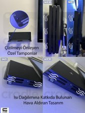 3lü Fırsat Ps4 Slim Ve Ps4 Pro Için Duvar Standı Ve Joystick Konsol Tutacağı Kırılmaz Stand Yerden Tasarruf Gaming Aksesuar - 4