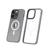 Vendas iPhone 13 Pro Uyumlu (13 Pro) Hibrit Serisi Wireless Şarj Özellikli Magic Magsafe Kılıf - 6